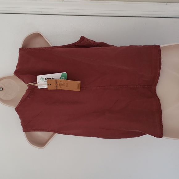 NWT Thread & Supply Tie Front Top Size M - Picture 2 of 12